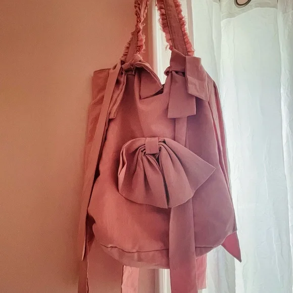 RARE LoveShackFancy Tulip Tote Bag - Picture 4 of 6